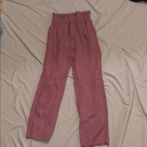 Paper bag waist trouser